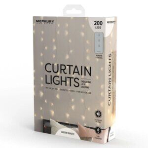 Warm White Curtain Bedroom Lights